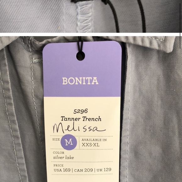 NWOT Cabi Tanner Trench coat size Medium - Picture 2 of 5